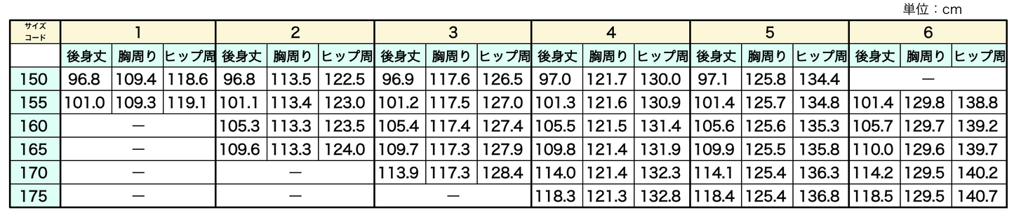 仕上がり寸法